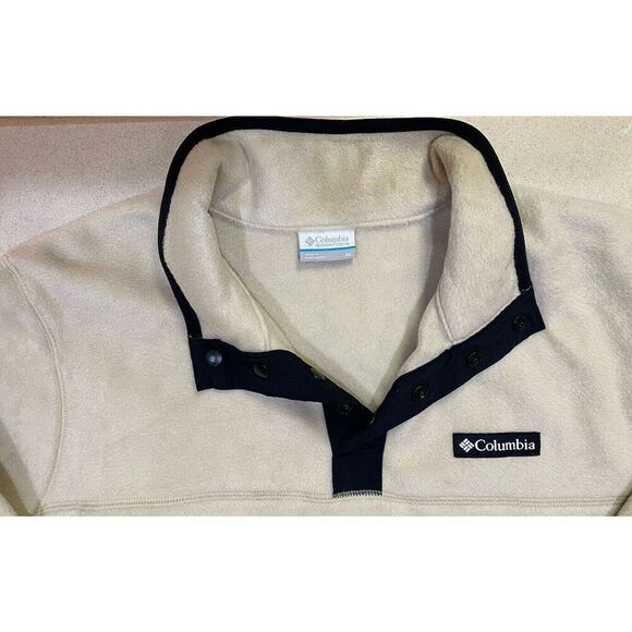 Columbia Steens Mountain Half Snap Fleece Ancient Fossil, Sweater Men Medium - Picture 6 of 7